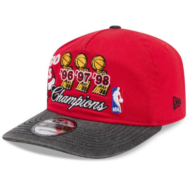 New Era 19Twenty Snapback Cap HWC Chicago Bulls rouge