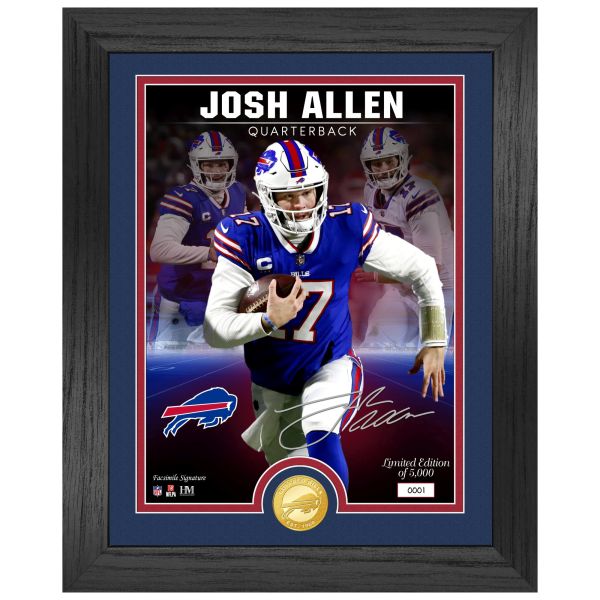 Josh Allen Buffalo Bills NFL Signature Coin Photo Mint