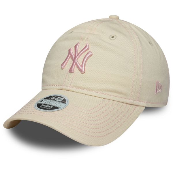 New Era 9Twenty Damen Cap - WASHED New York Yankees beige