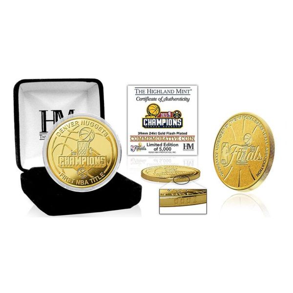 Denver Nuggets 2023 NBA Champs Gold Coin (39mm)