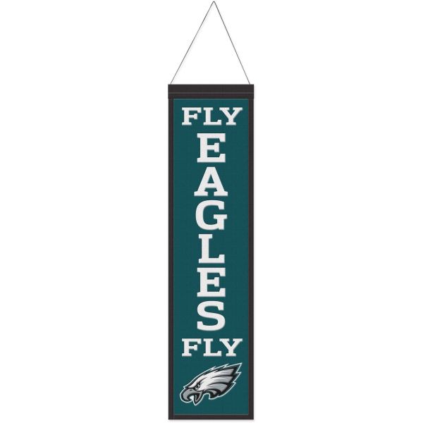 Philadelphia Eagles SLOGAN NFL Wool Banner 80x20cm