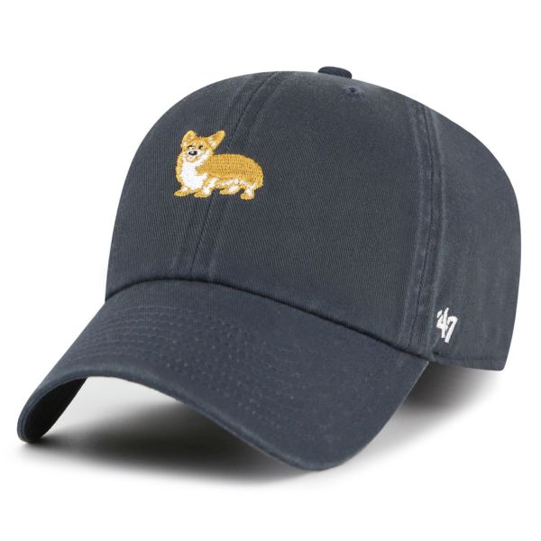 47 Brand Adjustable CLEAN UP Cap - DOG ICON Corgi vintage