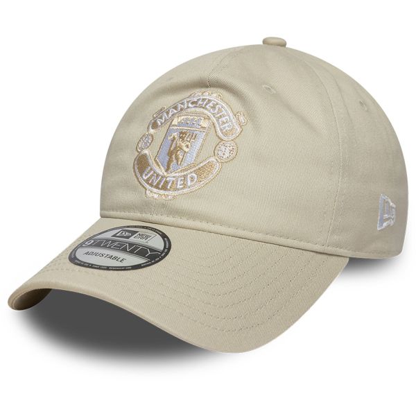 New Era 9Twenty Adjustable Cap - Manchester United beige