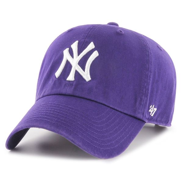 47 Brand Adjustable Cap - CLEAN UP NY Yankees purple