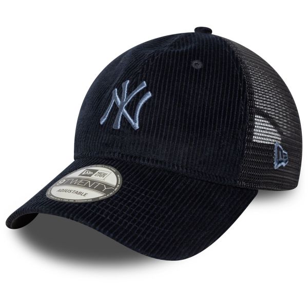 New Era 9Twenty Trucker Cap - CORDE New York Yankees navy
