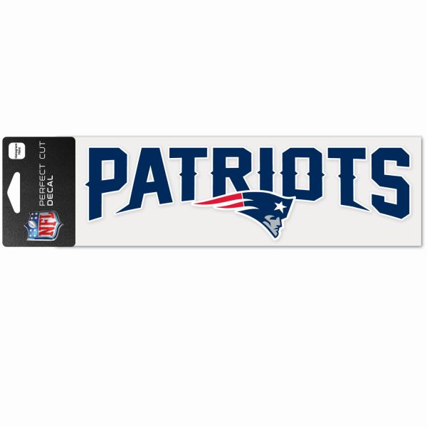 NFL Perfect Cut Autocollant 8x25cm New England Patriots