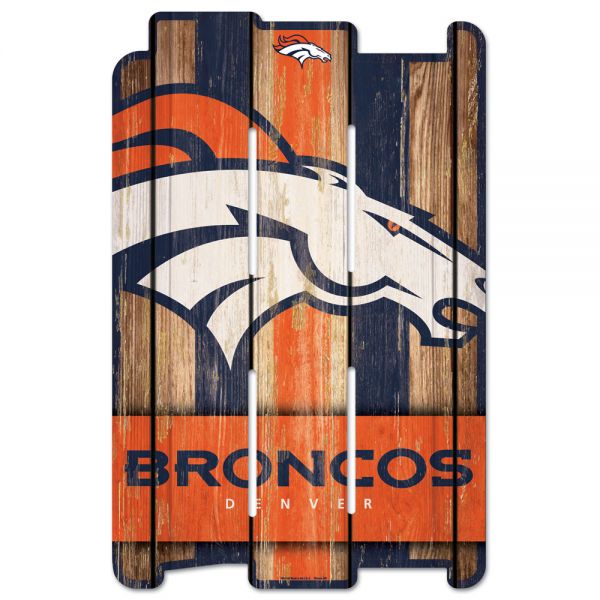 Wincraft PLANK Holzschild Wood Sign - NFL Denver Broncos