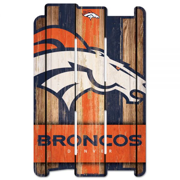 Wincraft PLANK Wood Sign - NFL Denver Broncos