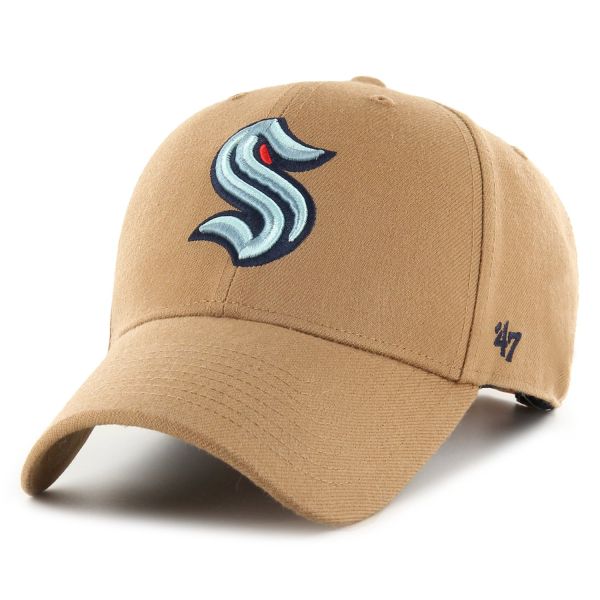 47 Brand Snapback Cap - NHL Seattle Kraken camel beige