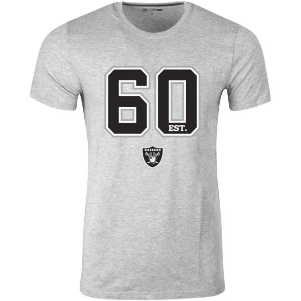 New Era ESTABLISHED LOGO Shirt - NFL Oakland Raiders gris