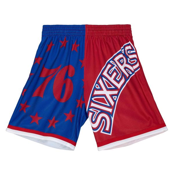 M&N Big Face 5.0 Fashion Shorts Philadelphia 76ers