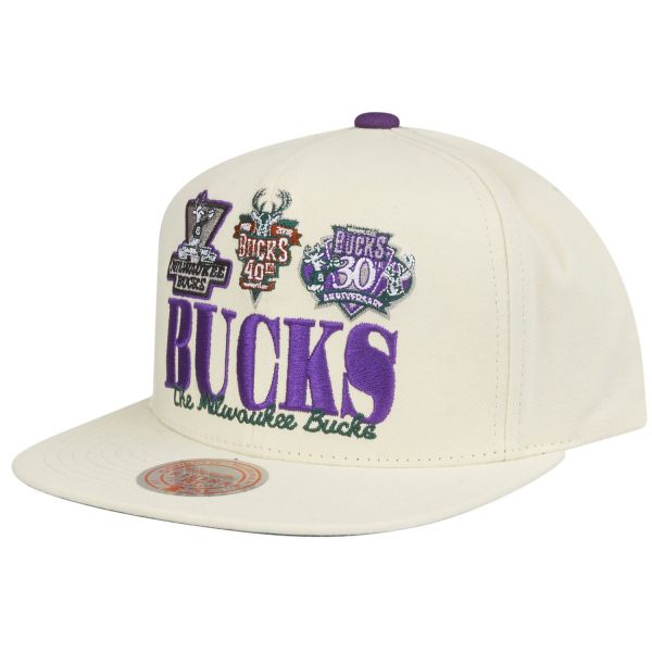 Mitchell & Ness Snapback Cap - RETRO FRAME Milwaukee Bucks