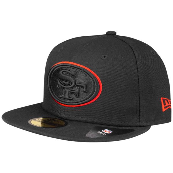 New Era 59Fifty Fitted Cap - BLACK San Francisco 49ers