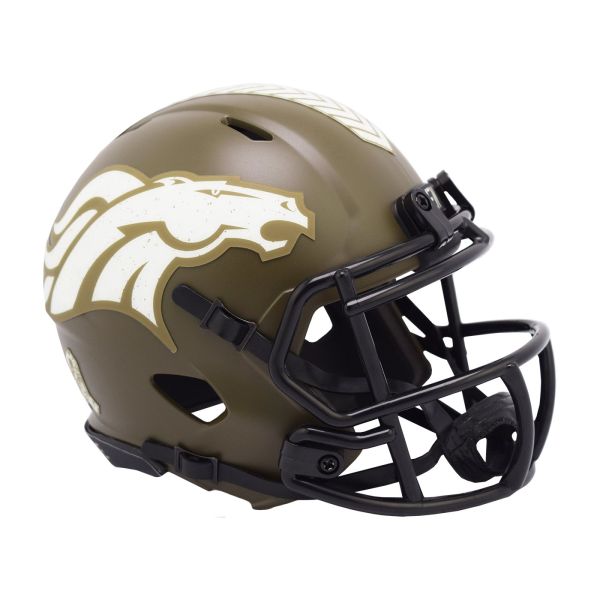 Riddell Speed Mini Football Helm SALUTE Denver Broncos