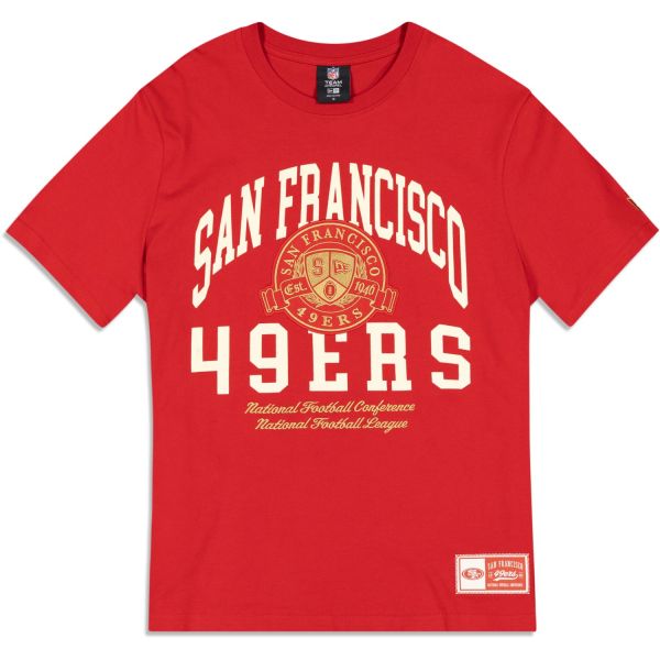 New Era NFL Shirt - LETTERMAN San Francisco 49ers