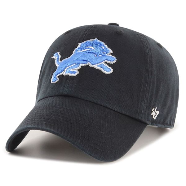 47 Brand Relaxed Cap CLEAN UP Detroit Lions schwarz