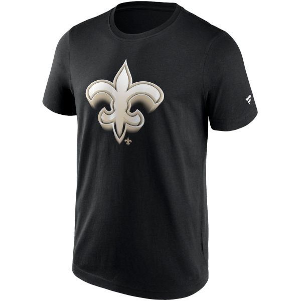 Fanatics NFL Shirt - CHROME LOGO New Orleans Saints