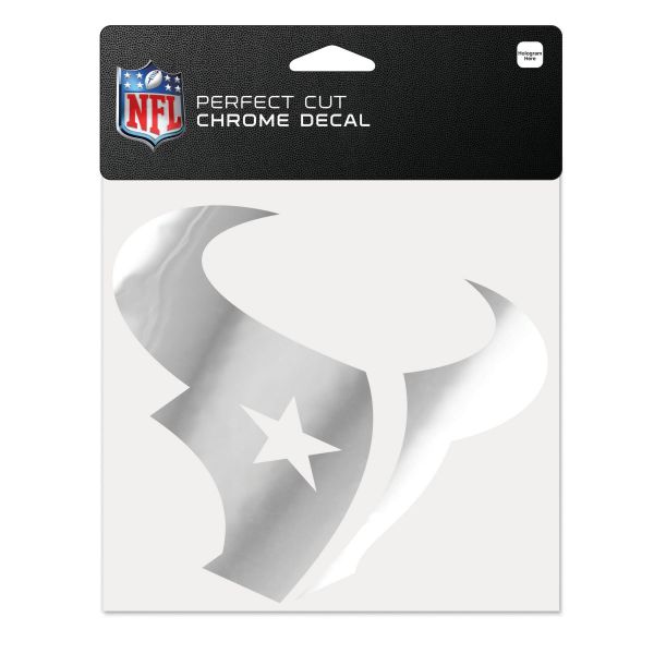 Wincraft Aufkleber 15x15cm - NFL CHROME Houston Texans