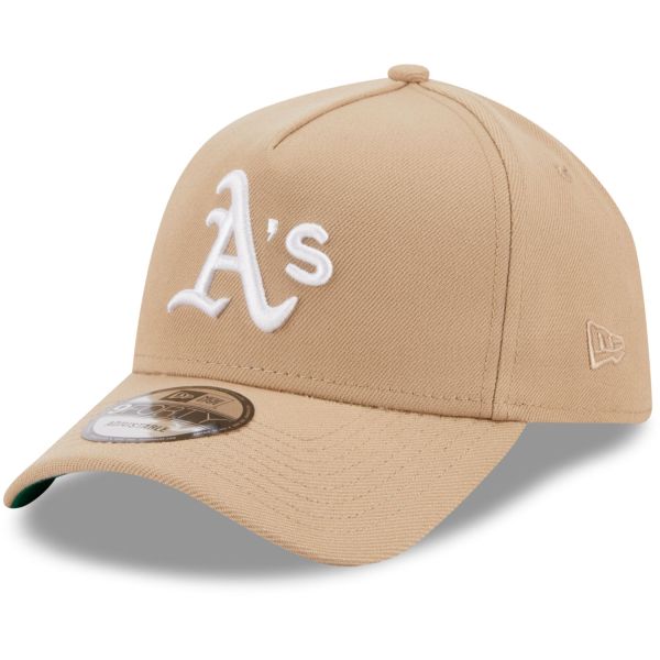 New Era 9Forty A-Frame Cap - Oakland Athletics camel