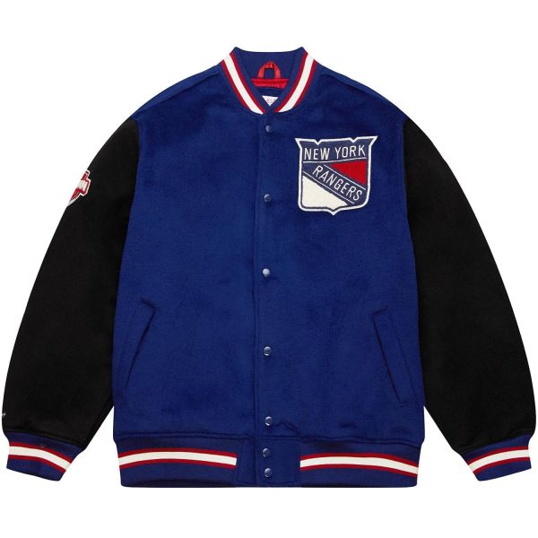 M&N Legacy Varsity Wool Jacket - New York Rangers