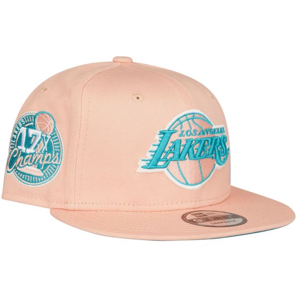 New Era 9Fifty Snapback Cap - Los Angeles Lakers blush rosa