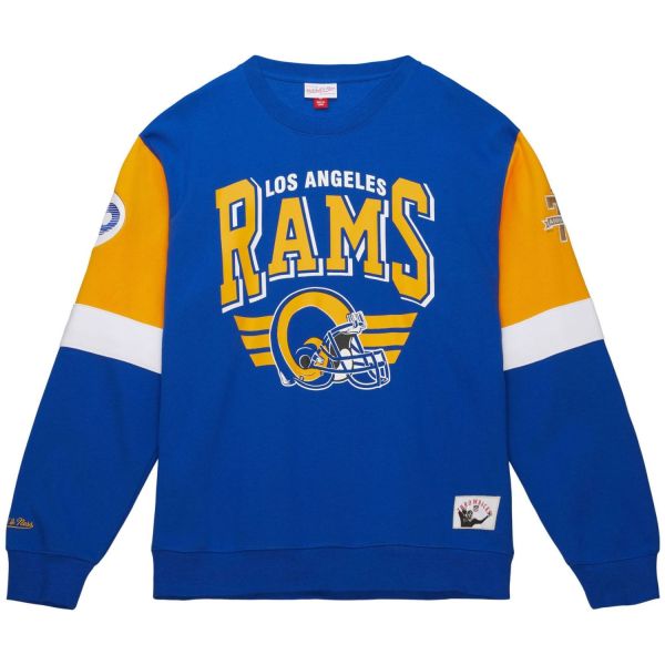 Mitchell & Ness Fashion Fleece Pullover Los Angeles Rams