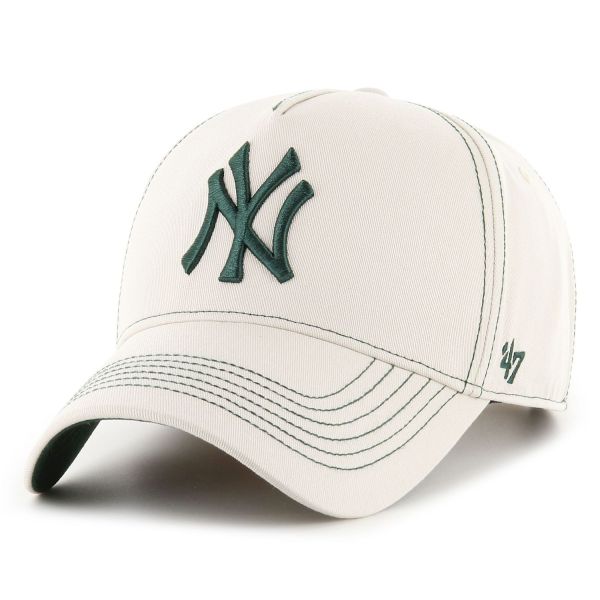 47 Brand Adjustable Cap - CONTRAST New York Yankees bone