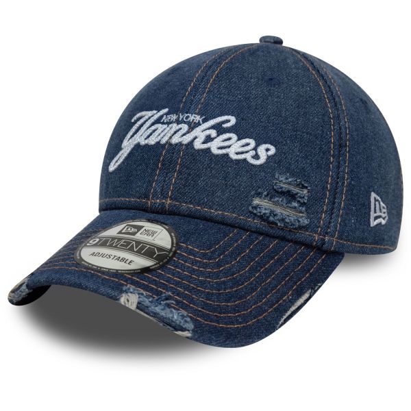 New Era 9Twenty Cap - DISTRESSED DENIM New York Yankees