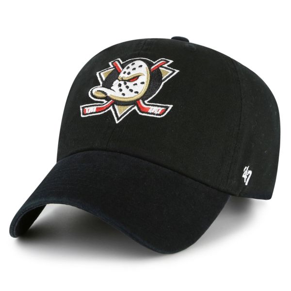 47 Brand Adjustable Cap - CLEAN UP Anaheim Ducks schwarz