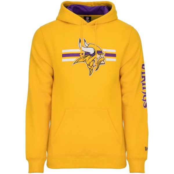 New Era Fleece Hoody - NFL SIDELINE Minnesota Vikings yellow