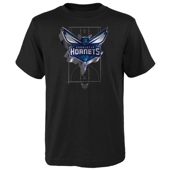 Outerstuff NBA Kids Shirt - 3D LOGO Charlotte Hornets