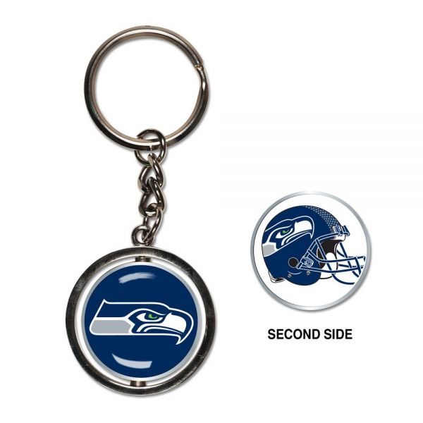 Wincraft SPINNER Key Ring Chain - NFL Seattle Seahawks