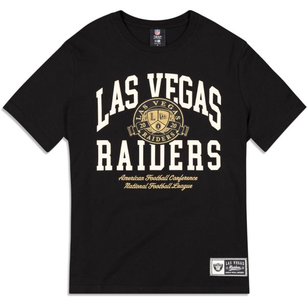 New Era NFL Shirt - LETTERMAN Las Vegas Raiders
