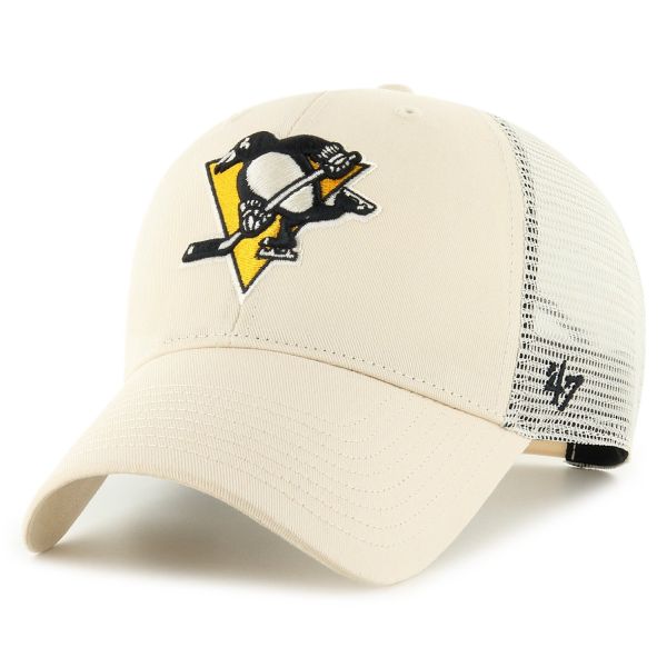 47 Brand Turcker Cap - BRANSON Pittsburgh Penguins natural