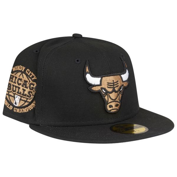 New Era 59Fifty Fitted Cap - CHAMPIONS Chicago Bulls schwarz