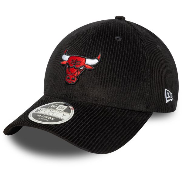 New Era 9Forty M-Crown Cap - CORDE Chicago Bulls noir