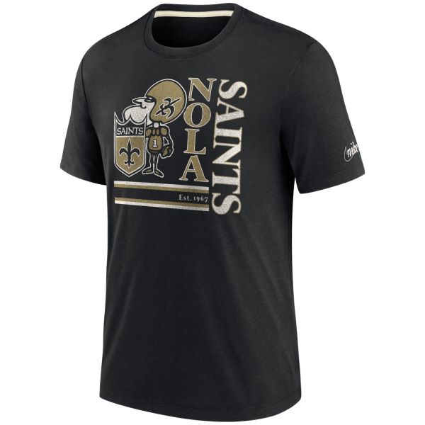 Nike Tri-Blend Retro Shirt - New Orleans Saints