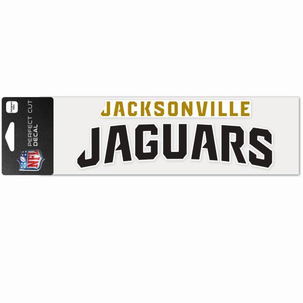 NFL Perfect Cut Decal 8x25cm Jacksonville Jaguars