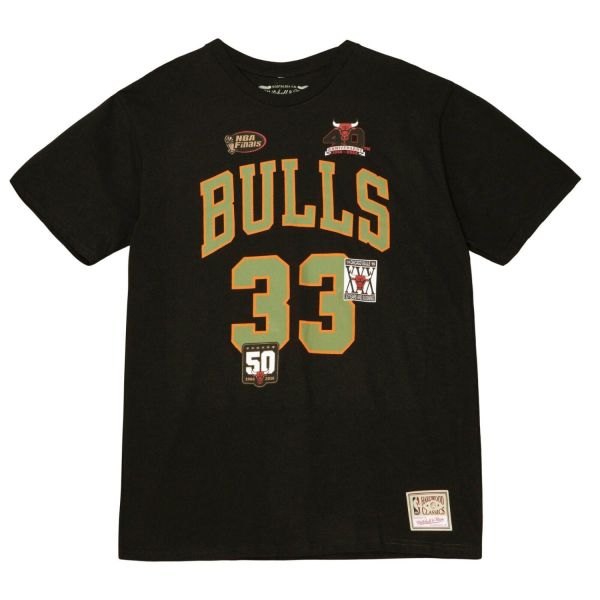 M&N Shirt - FLIGHT Chicago Bulls Scottie Pippen