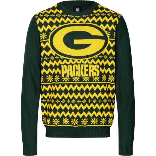 NFL Winter Sweater XMAS Strick Pullover Green Bay Packers