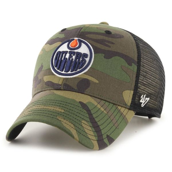 47 Brand Snapback Cap - BRANSON Edmonton Oilers wood camo