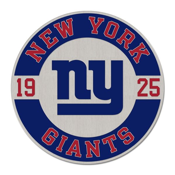 NFL Universal Bijoux Caps PIN New York Giants Established