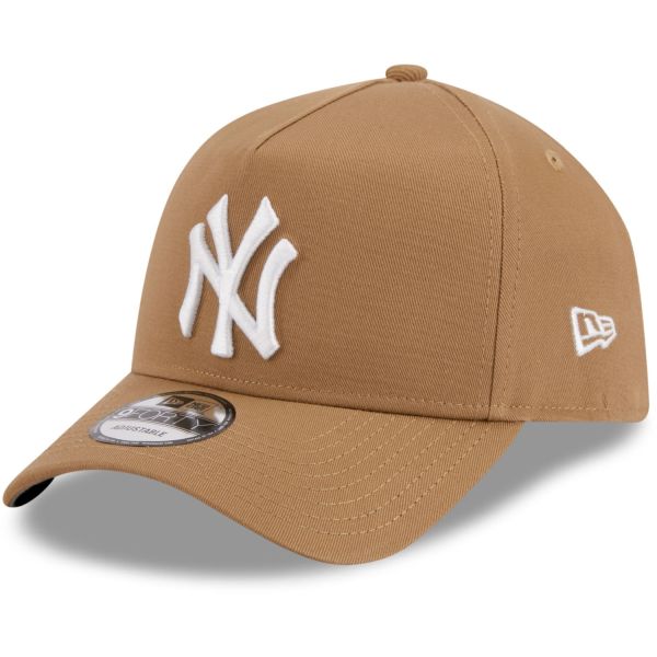 New Era 9Forty A-Frame Trucker Cap - New York Yankees khaki