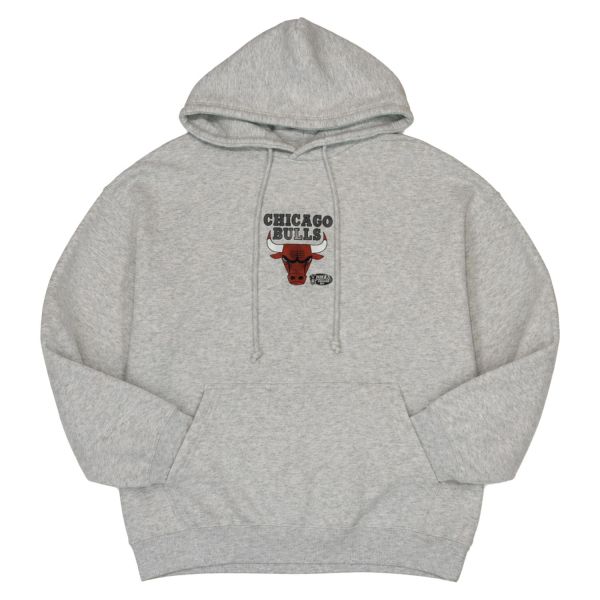 M&N Fleece Hoody - 6x CHAMPS Chicago Bulls grau