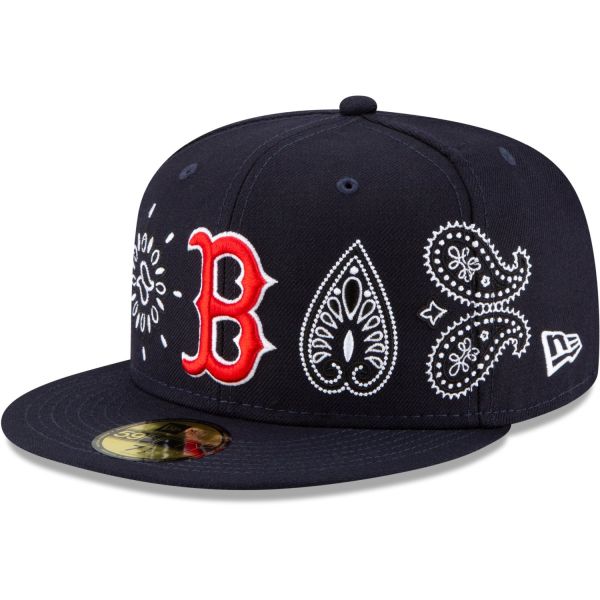 New Era 59Fifty Fitted Cap - PAISLEY Boston Red Sox