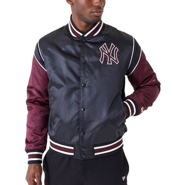 New Era Varsity College Jacket - SATIN New York Yankees