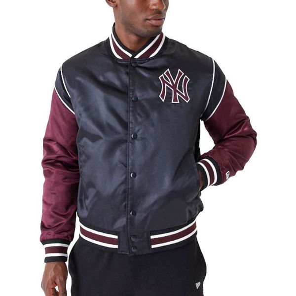 New Era Varsity College Veste - SATIN New York Yankees