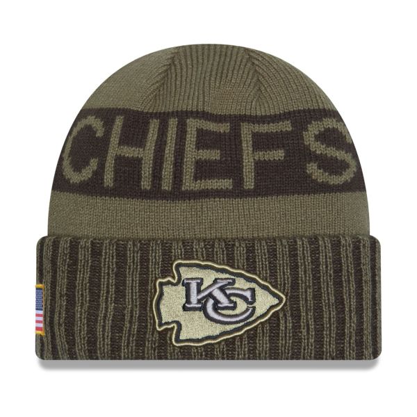 New Era Knit Beanie - SALUTE TO SERVICE Kansas City Chiefs