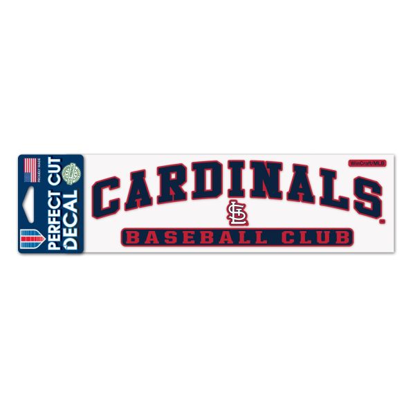 MLB Perfect Cut Decal 8x25cm St. Louis Cardinals