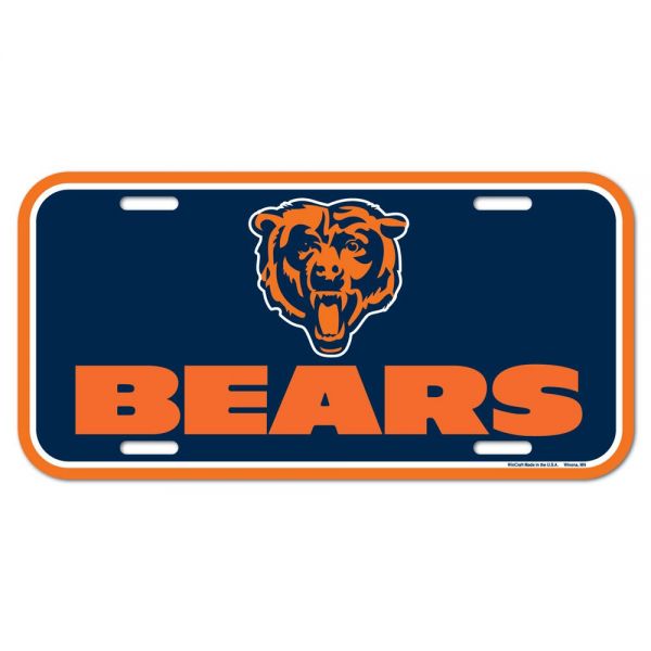 Wincraft NFL License Plate Sign - Chicago Bears